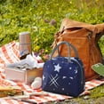 thumbnail image 2 of Huayishang Lunch Box for Women Portable Insulated Lunch Bag Lunch Bag Fast Food Insulated Bag 1Pc D Navy Blue Star, Kitchen Essentials Clearance Sale, 2 of 4