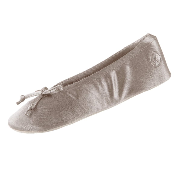 Zapatillas Isotoner Ballerina Sand Trap con lazo suave para mujer