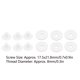 thumbnail image 4 of Tornillo de rueda Zhivalor de limpiador de piscinas con 6 arandelas adicionales, 4 of 8