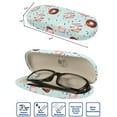 thumbnail image 4 of [4 PACK / 3 PACK], JAVOedge Printed Pattern Durable Hard Clamshell Eyeglass Case with Bonus Microfiber Cloth, 4 of 6
