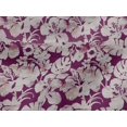 thumbnail image 5 of oneOone Viscose Jersey Purple Fabric Floral & Leaves Sewing Material Print Fabric By The Yard 60 Inch Wide, 5 of 5