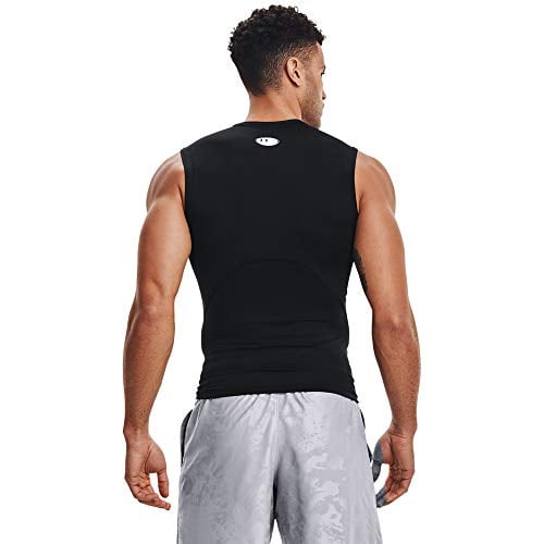 Under Armour Men's HeatGear® Armour Compression Tank Top, Sweat-Wicking,  Sleeveless