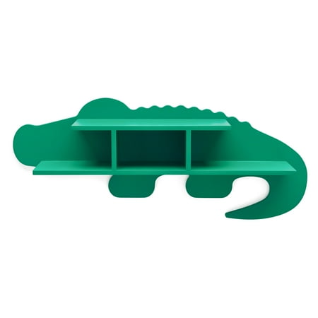 Snap Pea Alligator Wall Shelf by Drew Barrymore Flower Kids