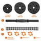 thumbnail image 2 of Mancuernas Ajustables 20kg, 2 en 1 Convertibles en Barra, Pesas para Entrenamiento de Fuerza, Gimnasio en Casa, Hombre y Mujer, 2 of 8