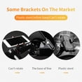 thumbnail image 4 of Graflsoa Universal Aluminum Alloy Bike & Motorcycle Phone Mount - Handlebar & Rearview Mirror Compatible, Black, 4 of 7
