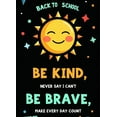 thumbnail image 4 of Inspirational Quote Banner with Sun Globe Pencils Books Decor, Motivational Background for School Events Office Decorations Party Setups Classroom Decor Personal Spaces, 4 of 7