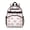 Pink Cat Head, variant on Galaxy Cat Head Black Pattern Backpack for School, Cute School Bag with Adjustable Shoulder Straps and Padded Back, 15.25"x11.5"x5.25"