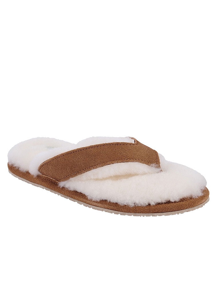 patricia green mink slippers