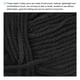 thumbnail image 3 of Uxcell Madeja de Acrílico Hilos Suaves para Tejer y Crochet Proyecto de Manualidades Negro, 3 of 7