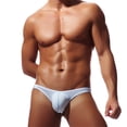 thumbnail image 1 of Mens Sexy Thong Underwear G String Bulge Enhancing Pouch T Back Bikini Briefs, 1 of 8