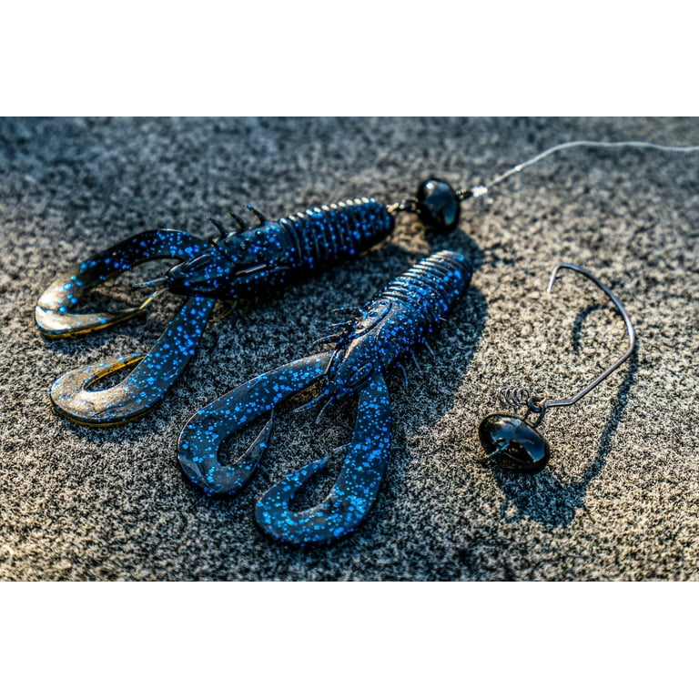 6th Sense Stroker Craw 2.4 Black N Blue Flake