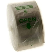Produce Roll Bags 15 x 20 inch High Density Clear Plastic Food Storage Bags on a Roll for Fruits, Vegetable, Bread, Grocery Bags, Self Opening Produce Bag - Supermarkets, Fruit Stands (1)