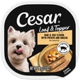 thumbnail image 3 of (12 pack) Cesar Loaf & Topper In Sauce Ham & Egg Flavor With Potato & Cheese Wet Dog Food, 3.5 Oz Tray, 3 of 16