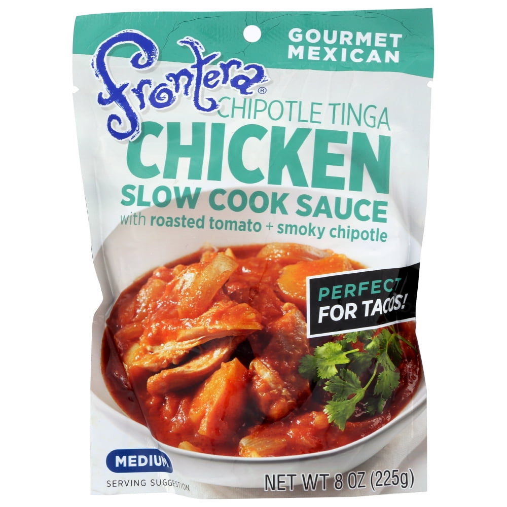 Frontera Chipotle Tinga Chicken Slow Cook Sauce, Medium, 8 Oz Walmart