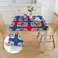 thumbnail image 2 of Awypu Checkered Jigsaw Puzzle Tablecloth - Great for Home Kitchen/Parties/Holiday Dinner - 100% Polyester Fiber 46*46, 2 of 8