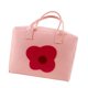 thumbnail image 1 of Bolsa de maquillaje de viaje, neceser para viajes, fiestas, acampadas al aire libre y viajes. Flor rosa claro, 1 of 9
