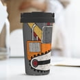 thumbnail image 6 of Logiee I Like Big Digger Print Stainless Steel Coffee Tumbler, Travel Coffee Mug, Insulated Coffee Mug with Lid, Spill Proof Coffee Cup, Portable Thermal Mug, 6 of 8