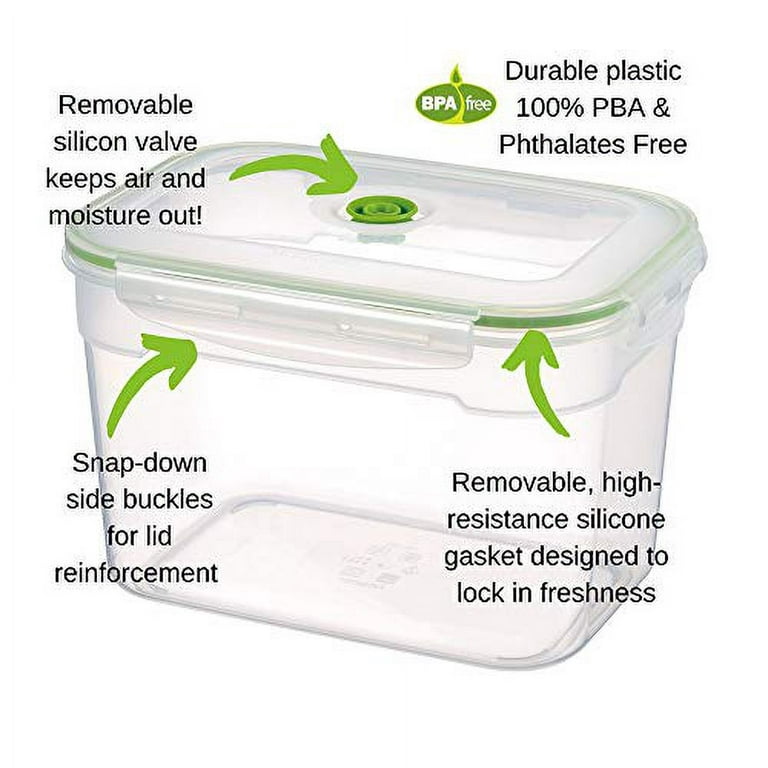 Lasting Freshness 10150 Vacuum Rectangular Food Storage Containers 11