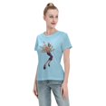thumbnail image 4 of Women's Basic Short Sleeve T-Shirt One Piece Robin, 4 of 6
