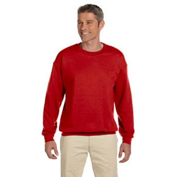 Adult Heavy Blend™ 13.3 oz./lin. yd., 50/50 Fleece Crew - RED - 4XL