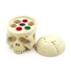thumbnail image 1 of Soporte de cabeza de calavera de resina polivinílica para portavasos de tinta de pigmento de tatuaje de 7 agujeros Sincero Hogar, 1 of 4