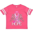 thumbnail image 3 of Inktastic Hope- Pink Ribbon Breast Cancer Awareness Boys or Girls Toddler T-Shirt, 3 of 5