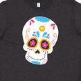 thumbnail image 4 of Inktastic Sugar Skull Blue Youth T-Shirt, 4 of 5