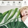 thumbnail image 3 of ONETECH  Tropical Green Plant Blanket Summer Trees Leaves Throw Gifts for Women Men Kids Boys Girls Tropical Rainforest Scenery Decor Super Soft Plush Throw, 3 of 6