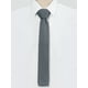 thumbnail image 2 of Corbata Color Sólido De Punto Moda Para Hombres Gris Oscuro Talla única, 2 of 5