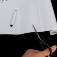 thumbnail image 3 of Dry Erase Wallpaper Whiteboard Wall Sticker Self Adhesive Sticker with Pen White, 3 of 8