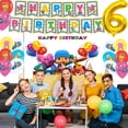 thumbnail image 4 of Suministros de fiesta de cumpleaños de Pocoyó azul de dibujos animados para niños, póster de juego, Fondo de fotografía, globos, adorno de pastel para niños, regalos, 4 of 5