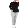 thumbnail image 5 of Terra & Sky Women's Plus Size Fleece Sweatshirt, 2-Pack, 5 of 16