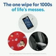 thumbnail image 4 of Clorox Disinfecting and Cleaning Wipes, Crisp Lemon and Fresh Scent, 75 Count Each, 5 Pack, 4 of 10