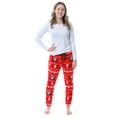thumbnail image 2 of Disney Mickey Mouse Juniors' Fairisle Plush Fleece Sleep Lounge Pajama Pants, 2 of 6