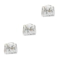 thumbnail image 2 of fastboy Large Capacity Cosmetic Storage Bag - Store All Makeup In One Place Choose Multiple Colors Marblingwhite silver 3Set, 2 of 6