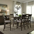 thumbnail image 2 of Liberty Furniture Industies, INC Double Bridge Splat Back Counter Chair (RTA)-Set of 2 in Dark Chestnut, 2 of 9