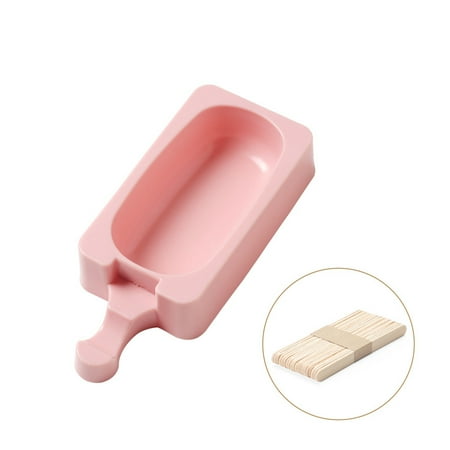 

Livesture Silicone ice cream stick ice mold Pink Oval