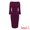Purple, variant on Unique Bargains Women's 3/4 Sleeve Work Boat Neck Elegant Pencil Sheath Dresses S Black