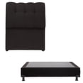thumbnail image 1 of Box Base Cama Individual + Cabecera Nube Negro, 1 of 8