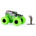 thumbnail image 2 of Monster Jam, Official Grave Digger Monster Truck, Die-Cast Vehicle, Nitro Neon Series, 1:64 Scale, 2 of 5