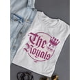 thumbnail image 3 of The Royals - Retro Gothic Crown Emoji Graphic Women's T-shirt, 3 of 4
