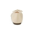 thumbnail image 2 of BLISSFUL STEP Women's Pointed Toe Rhinestone Mesh Bow Ballerina Flats, 2 of 7
