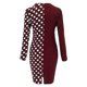 thumbnail image 5 of Vestidos Para Mujer Casual Maxi Vestidos Moda Estampado Cuello Vuelto Manga Larga Botón Trabajo Vestido Formal Odeerbi ODB137499, 5 of 7