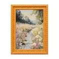 thumbnail image 2 of Art Oil Painting Photo Frame Solid Wood Retro Refrigerator Sticker No Drilling Movable Picture Frame Mini Decorative Painting Sticker, 2 of 5