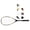 1 black advanced, variant on Aluminum Alloys Frame Squash Racquet Professional Beginner Squash Racket Ergonomic Grip Squash Training Paddles Enduring
