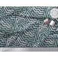 thumbnail image 2 of Soimoi Rayon Fabric Zig Zag Abstract Fabric Prints by Yard 56 Inch Wide, 2 of 3