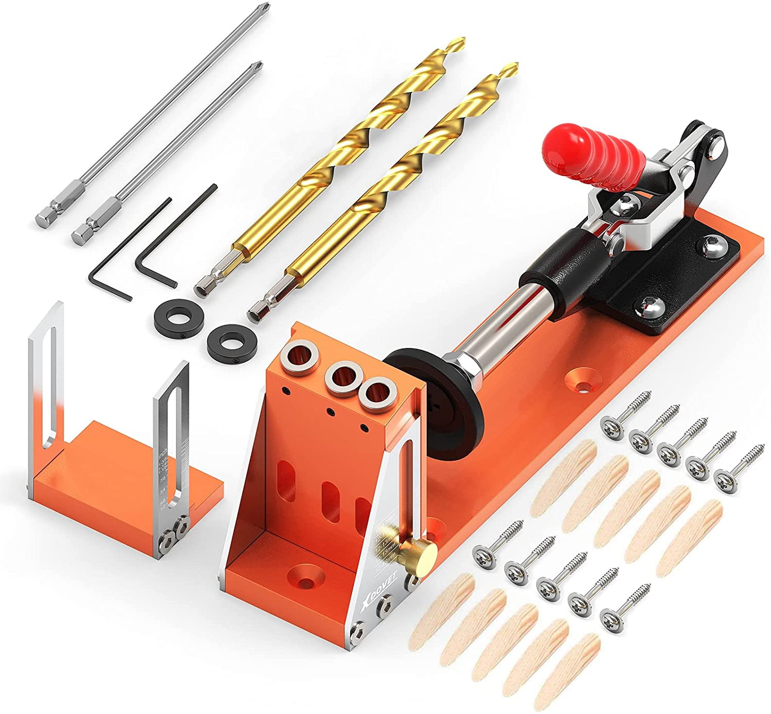 MADE IN USA PRO-TOOL CONTRACTOR SHOP WOODWORK MINI JIG KIT POCKET HOLE GUIDE 