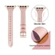 thumbnail image 3 of Correa compatible con Apple Watch de 38 mm, 40 mm, 42 mm y 44 mm para mujer (piel en forma de T, rosa claro, 42/44/45), 3 of 7
