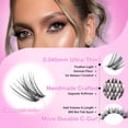 thumbnail image 3 of Kit de extensión de pestañas AILAISHI Lash Clusters 10-18 mm D Curl, 3 of 8