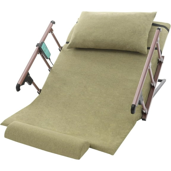 Electric Lifting Backrest, Electric Lifting Bed Backrest with 2-80° Lifting Angle, 661.39lbs Capacity, Adjustable Electric Lift Bed Back Rest for Pregnant Women Elderly Patient Handicap (Green)